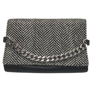 Express Black and White Crossbody Bag